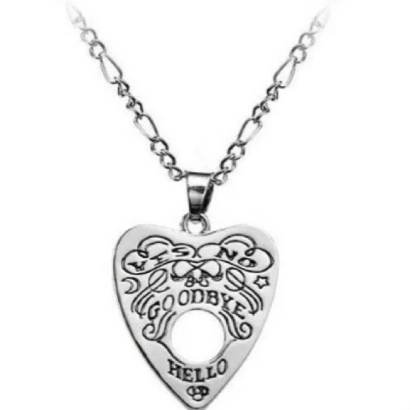 Gothic Silver Statement Necklace - Picture 2 of 3